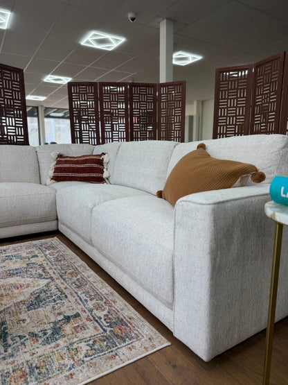 Marlow Sofa Beige Large Corner - Comfort Furniture