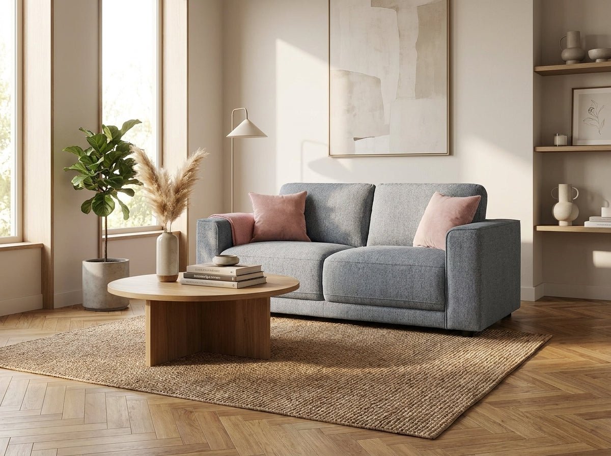 Marlow Sofa Grey 2 Seater - Comfort Furniture
