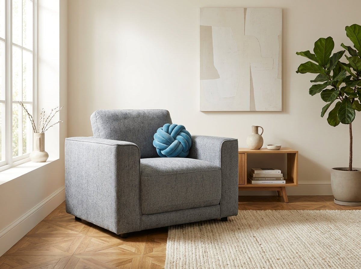 Marlow Sofa Grey Armchair - Comfort Furniture