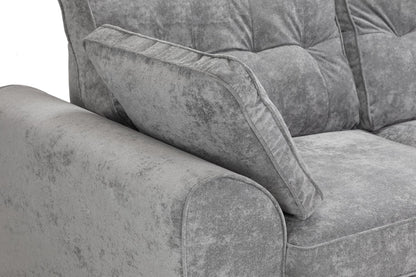 Maxwell Sofa Grey 2 Seater - Comfort Furniture