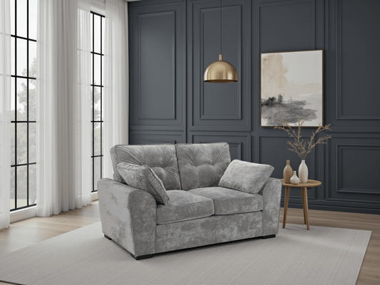 Maxwell Sofa Grey 2 Seater - Comfort Furniture