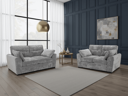 Maxwell Sofa Grey 3+2 Set - Comfort Furniture