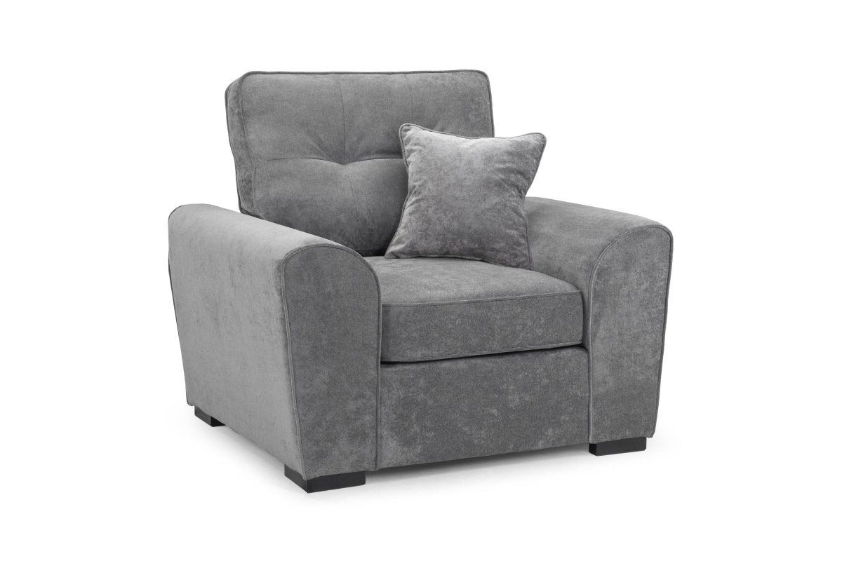 Maxwell Sofa Grey Armchair - Comfort Furniture