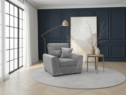 Maxwell Sofa Grey Armchair - Comfort Furniture
