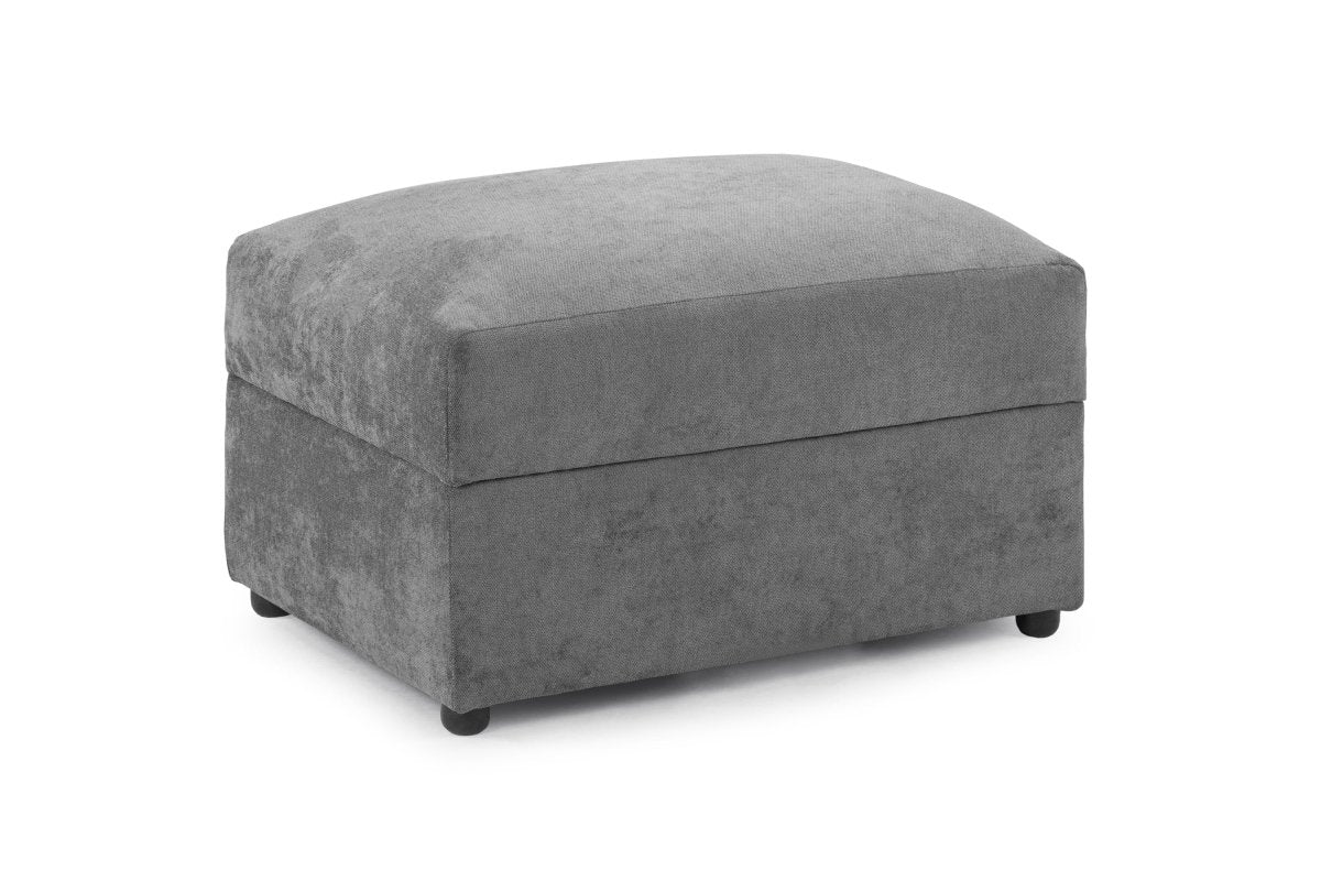 Maxwell Sofa Grey Footstool - Comfort Furniture