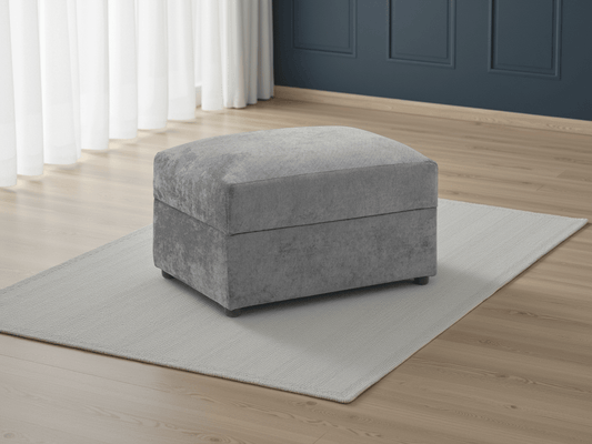Maxwell Sofa Grey Footstool - Comfort Furniture