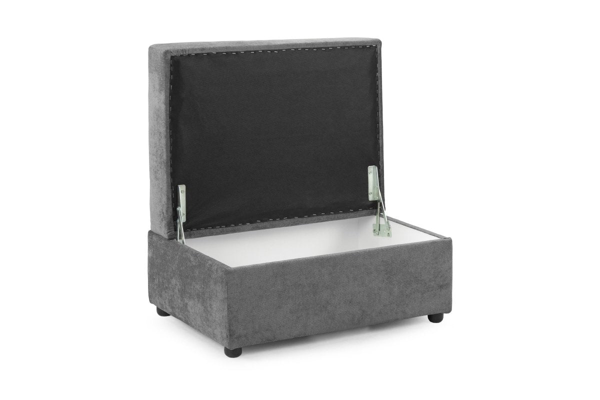 Maxwell Sofa Grey Footstool - Comfort Furniture