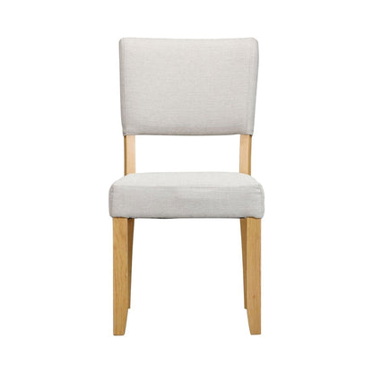 Mayfair Dining Chair – Oak & White - Comfort Furniture