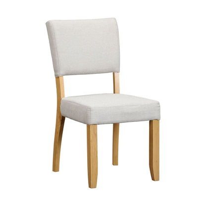 Mayfair Dining Chair – Oak & White - Comfort Furniture