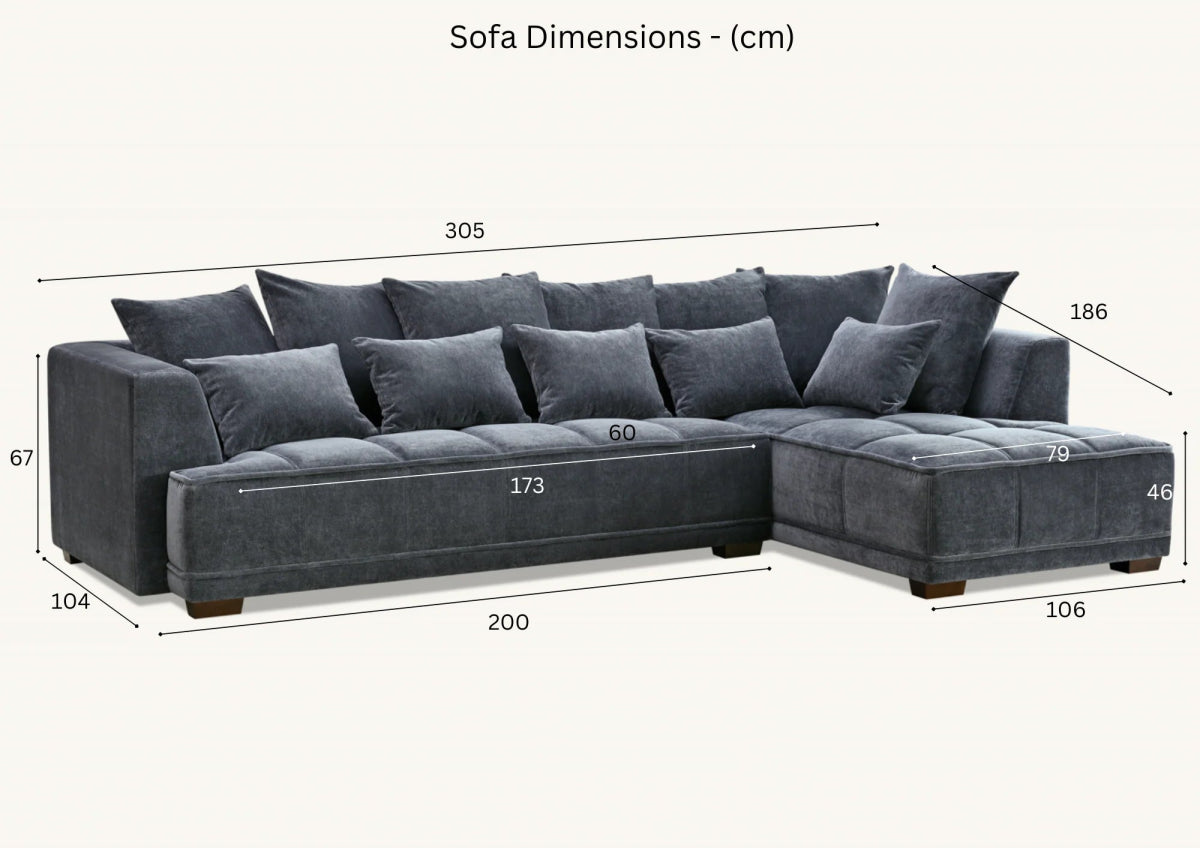 Mercy Corner Sofa - Comfort Furniture