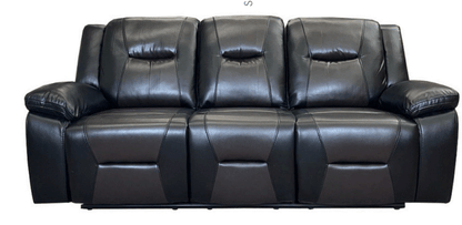 Milan Leather Sofa Suite 3+2 Manual Recliner - Comfort Furniture