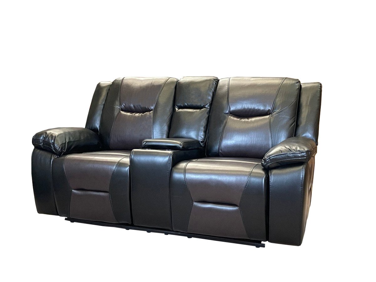 Milan Leather Sofa Suite Manual Recliner - Comfort Furniture