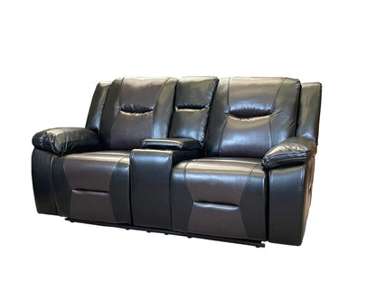 Milan Leather Sofa Suite Manual Recliner - Comfort Furniture