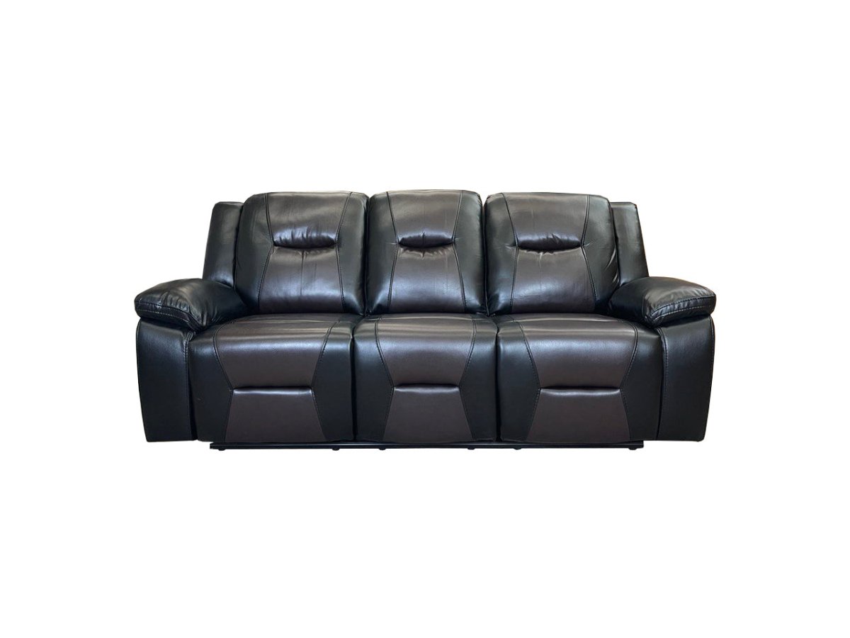 Milan Leather Sofa Suite Manual Recliner - Comfort Furniture