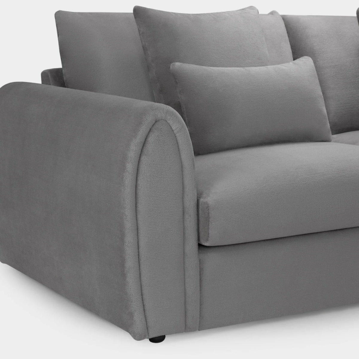 Mirabel Big Corner Sofa in Grey - Comfort Furniture