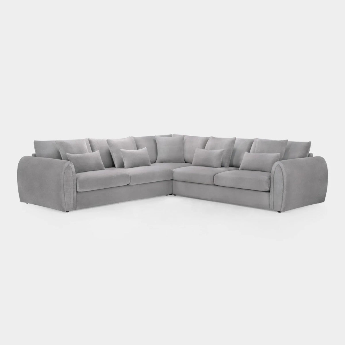 Mirabel Big Corner Sofa in Grey - Comfort Furniture