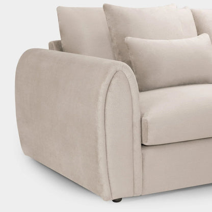 Mirabel Big Corner Sofa in Grey - Comfort Furniture
