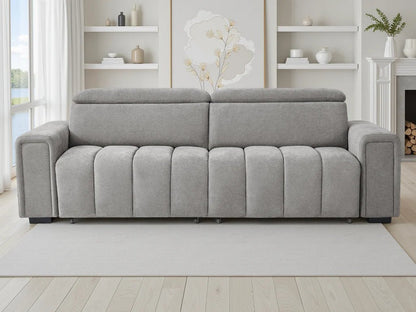 Molly Power Recliner Sofa | Electric Fabric 3 Seater Sofa - Comfort Furniture