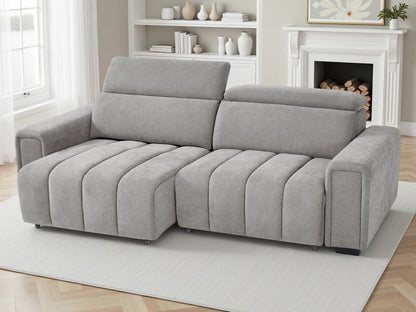 Molly Power Recliner Sofa | Electric Fabric 3 Seater Sofa - Comfort Furniture