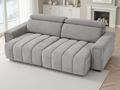 Molly Power Recliner Sofa | Electric Fabric 3 Seater Sofa - Comfort Furniture