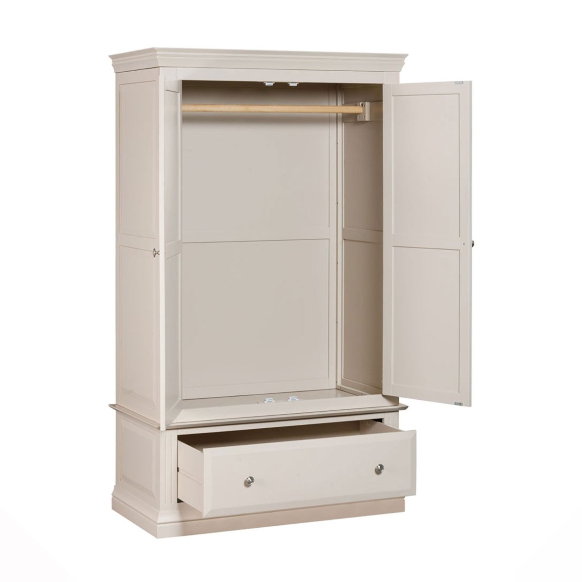 Monaco Double Robe with Drawers – French Style - Comfort Furniture