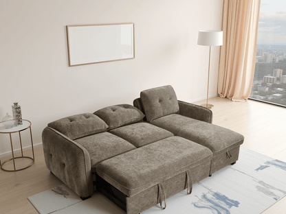 Moscow Sofabed Brown Universal Corner - Comfort Furniture
