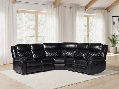 Myra Manual Recliner Corner Sofa (BLACK FRIDAY SALE) - Comfort Furniture