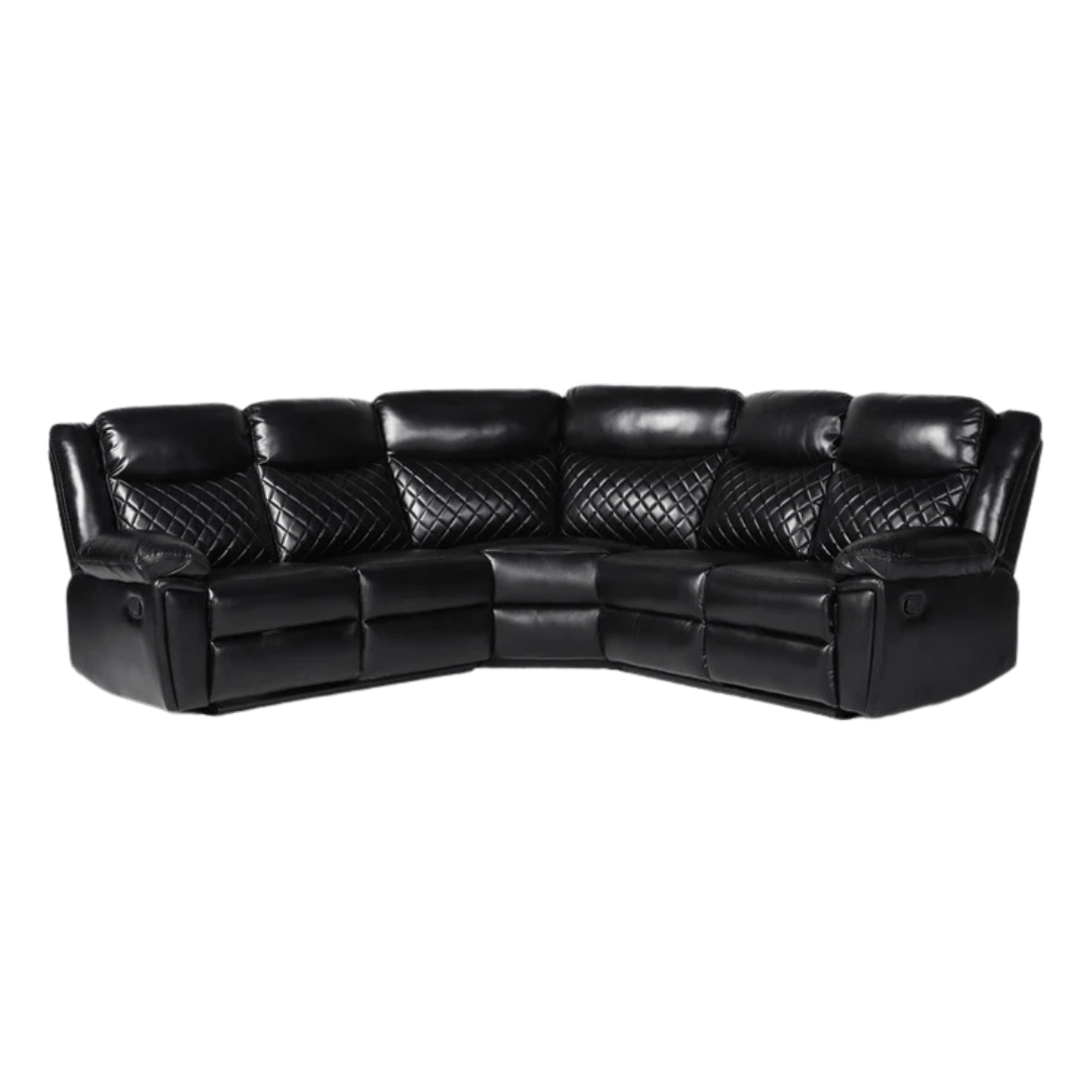 Myra Manual Recliner Corner Sofa (BLACK FRIDAY SALE) - Comfort Furniture