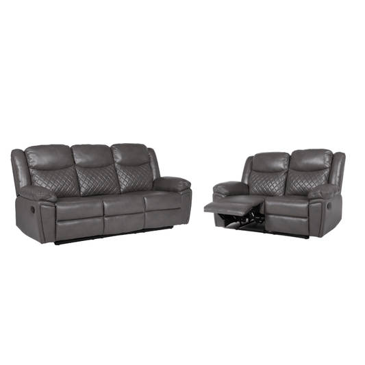 Myra Sofa Suite Manual Recliner 3+2 (BLACK FRIDAY SALE) - Comfort Furniture