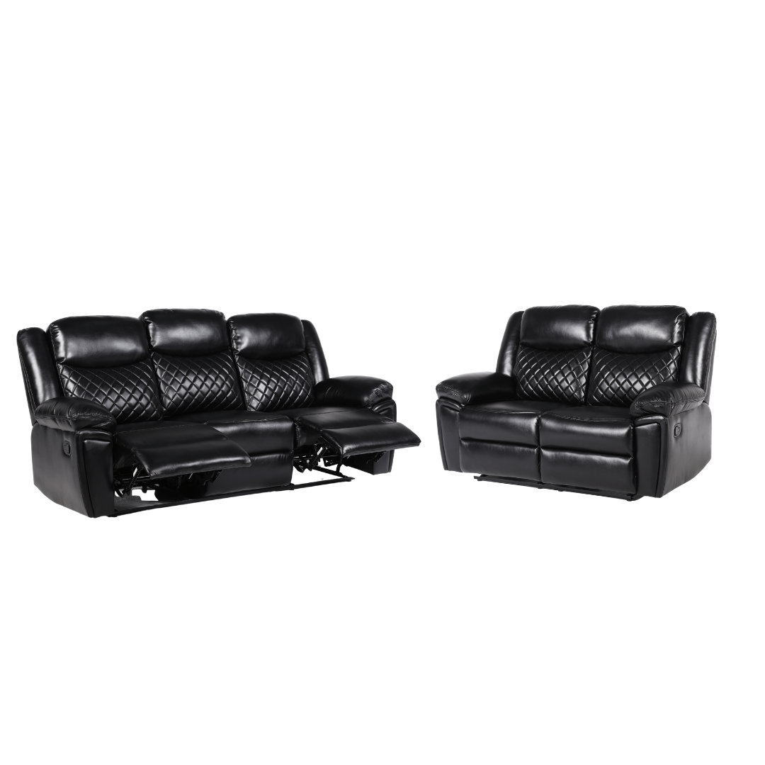 Myra Sofa Suite Manual Recliner 3+2 (BLACK FRIDAY SALE) - Comfort Furniture