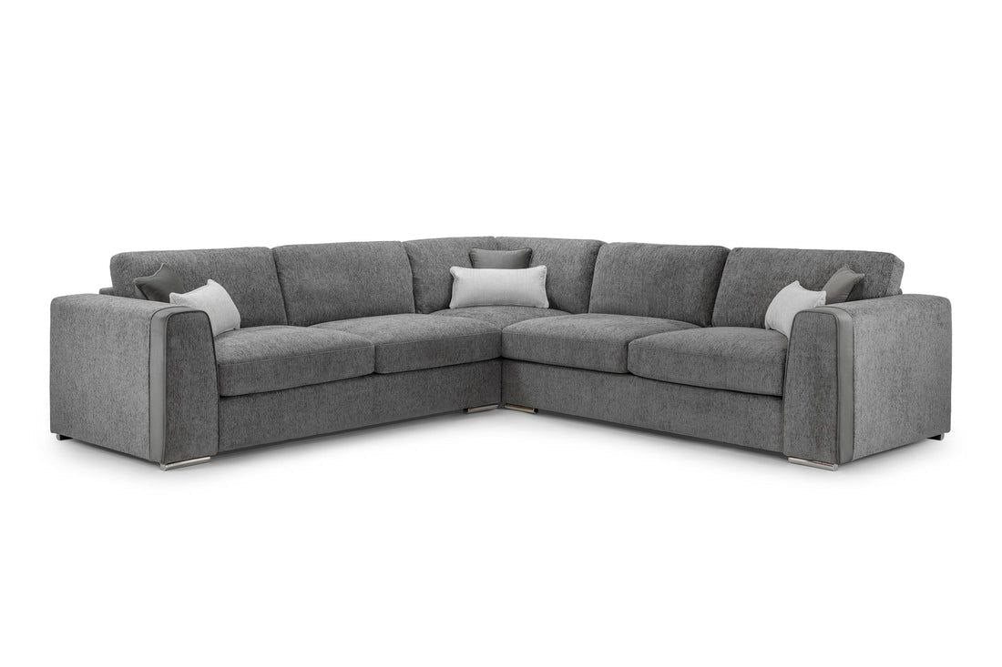 Naples Corner Sofa – Premium Upholstery Detail in Cream | Comfort Furniture