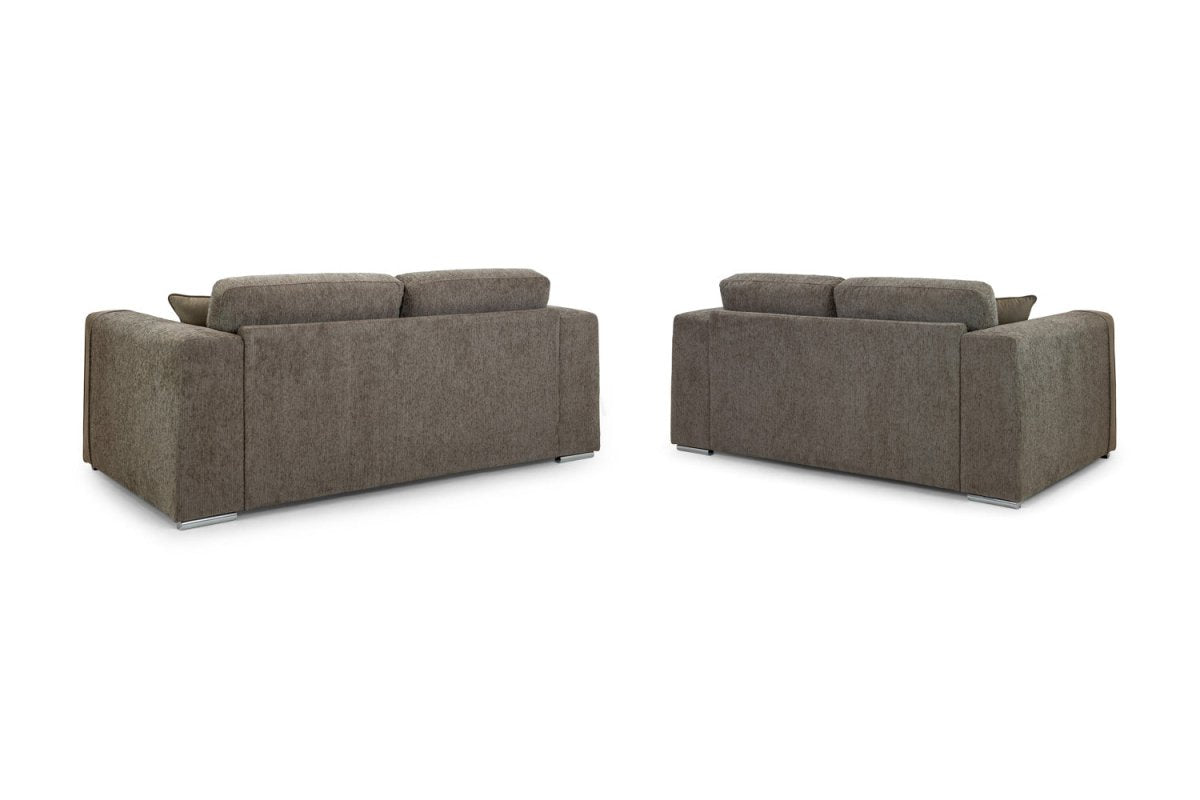 Naples Sofa Mocha 3+2 Set - Comfort Furniture