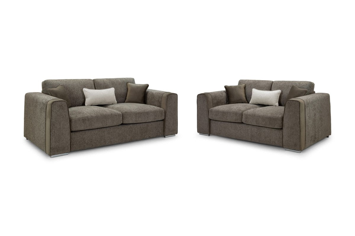 Naples Sofa Mocha 3+2 Set - Comfort Furniture