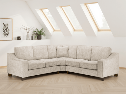 Nebraska Sofa Stone Large Corner - Comfort Furniture