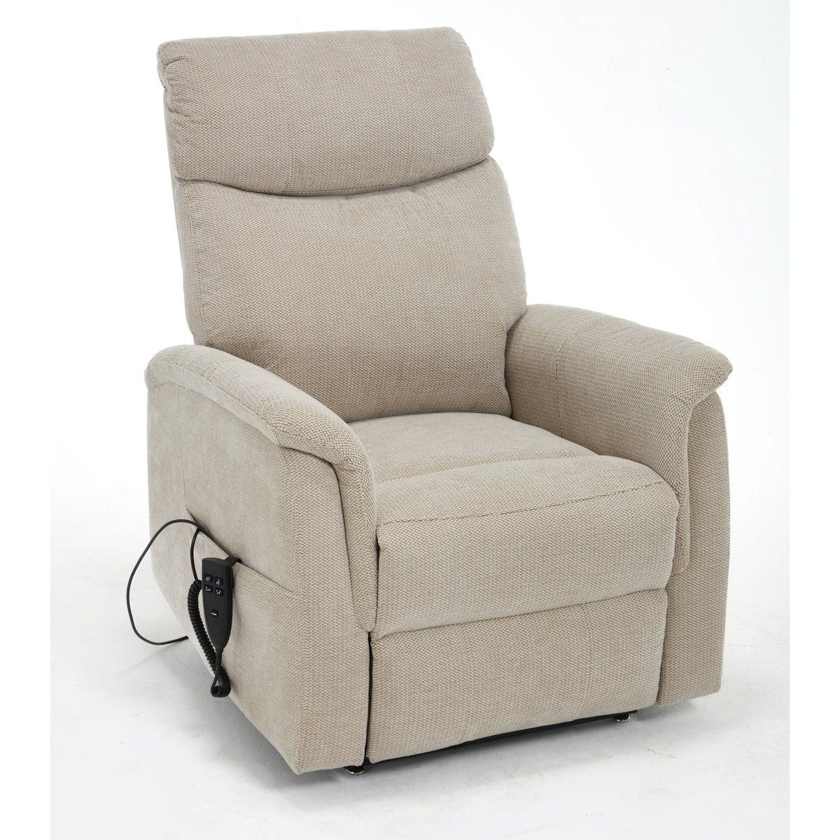 Newhaven Dual Motor Lift & Tilt Recliner – Cream Fabric - Comfort Furniture