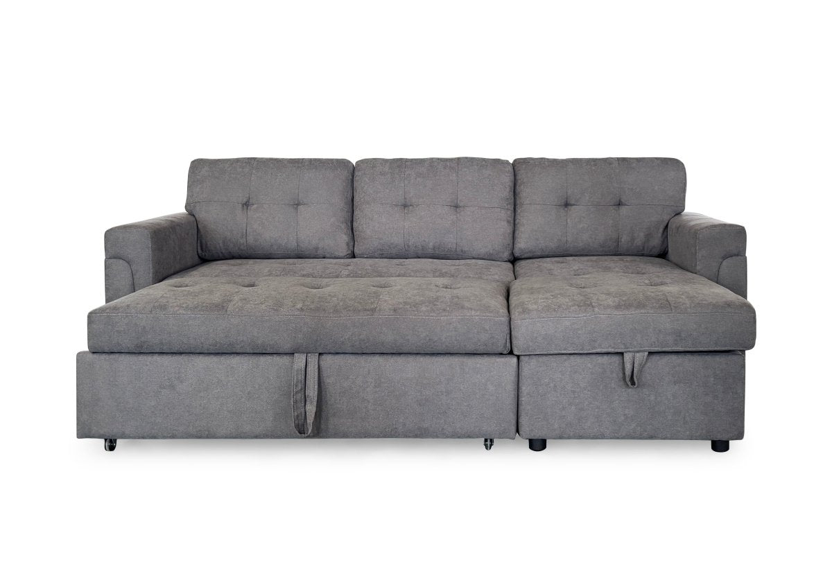 Omniya Sofabed Grey Universal Corner - Comfort Furniture