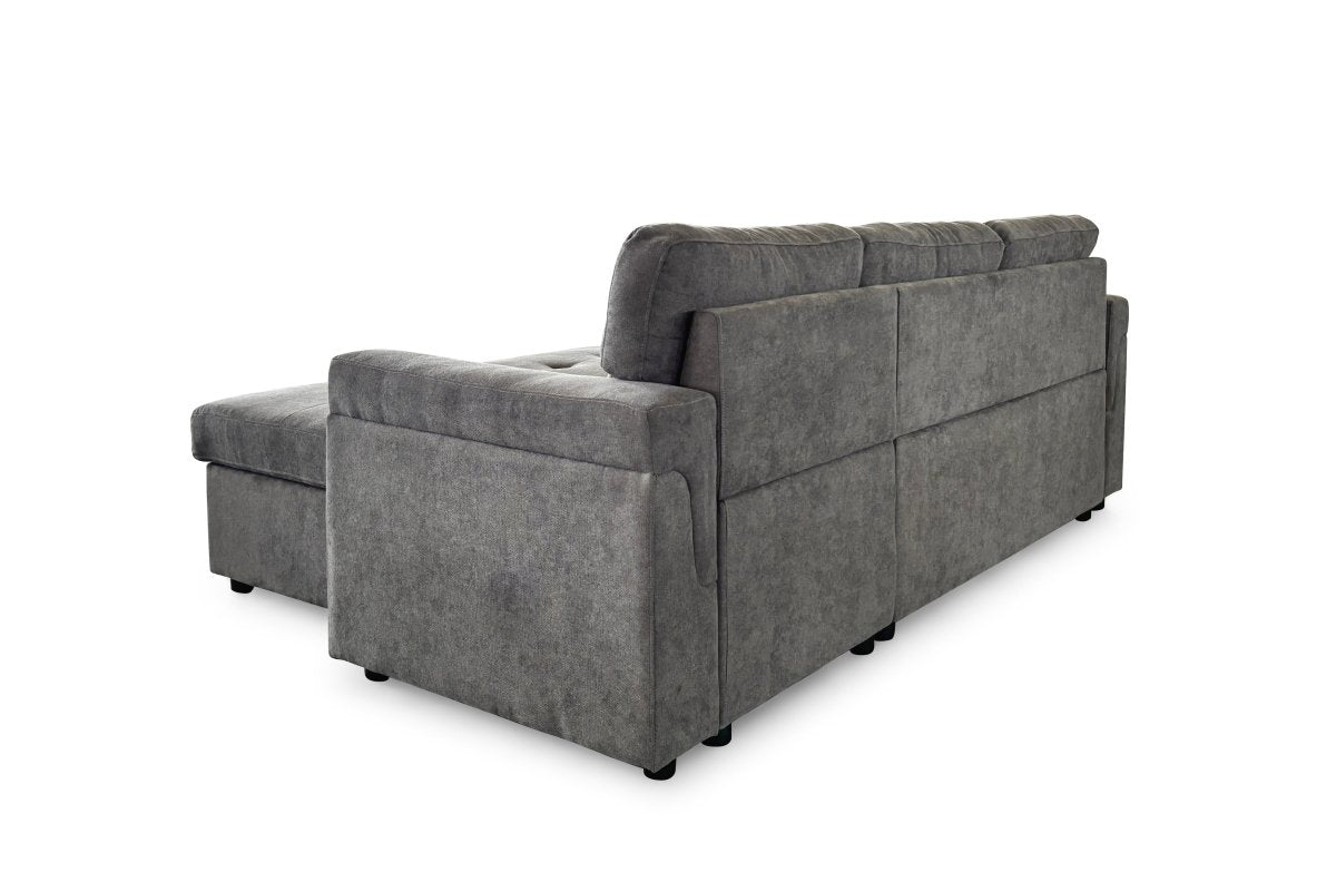 Omniya Sofabed Grey Universal Corner - Comfort Furniture