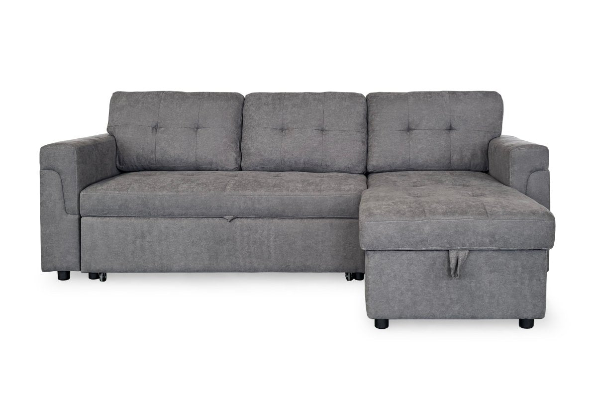 Omniya Sofabed Grey Universal Corner - Comfort Furniture