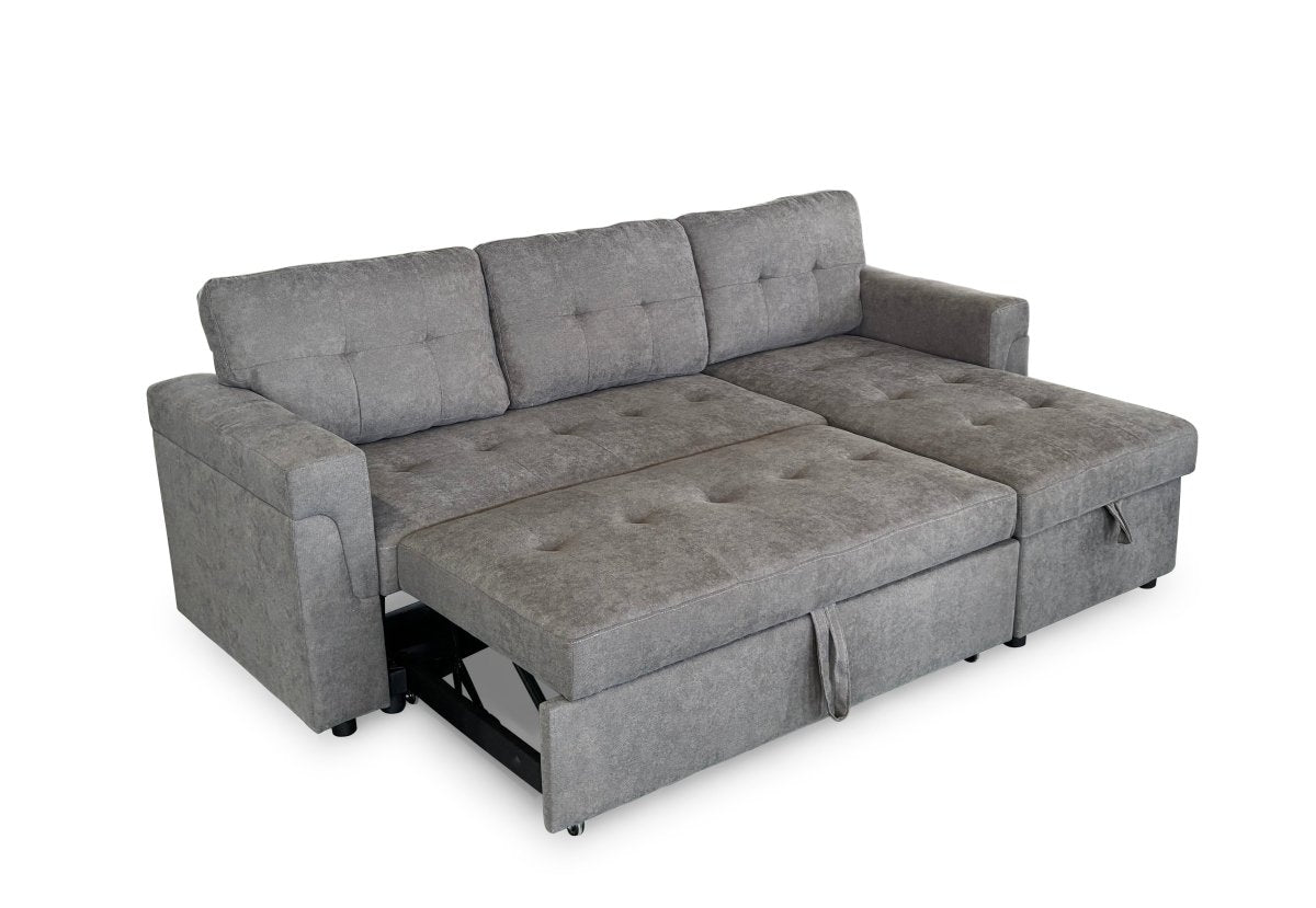 Omniya Sofabed Grey Universal Corner - Comfort Furniture