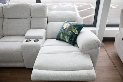 Owen Electric Recliner Sofa Beige Large Corner - Comfort Furniture