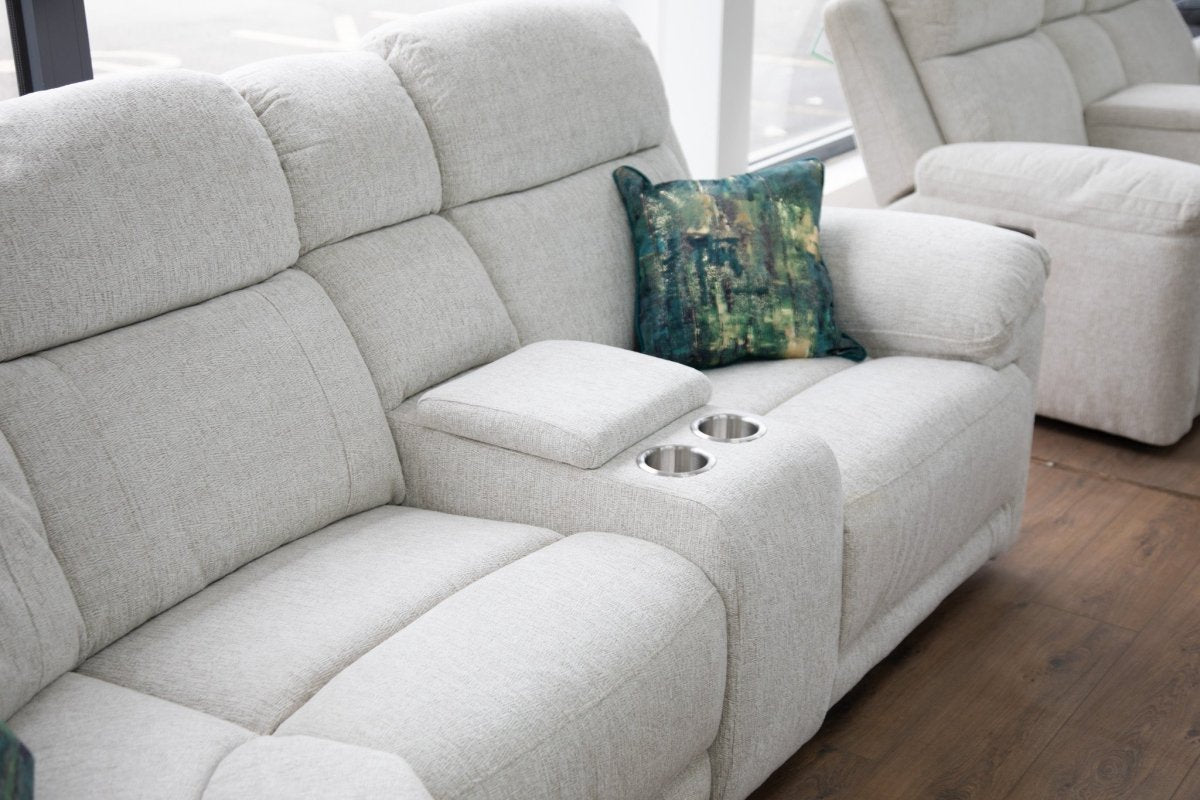 Owen Electric Recliner Sofa Beige Large Corner - Comfort Furniture