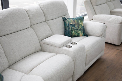 Owen Electric Recliner Sofa Beige Large Corner - Comfort Furniture