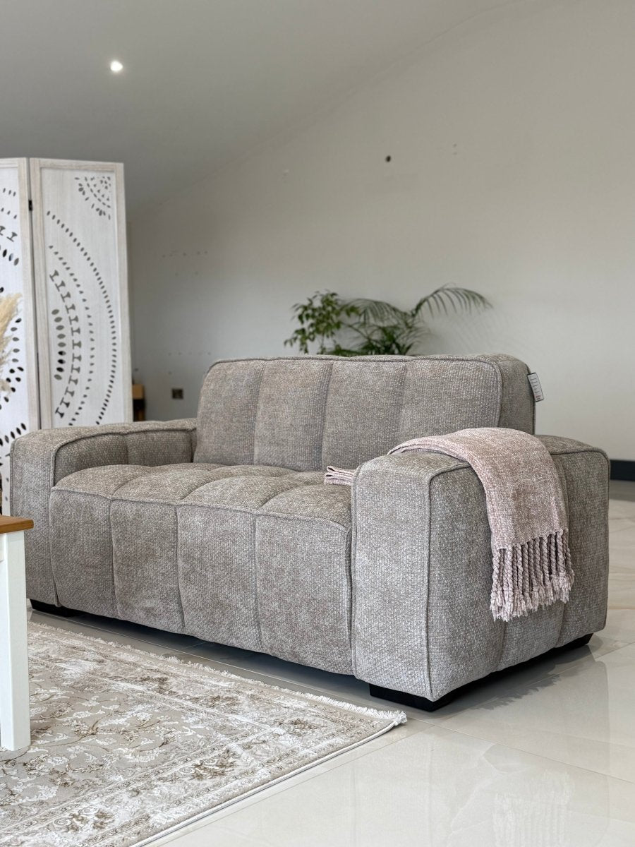 Paris Sofa Beige 2 Seater - Comfort Furniture