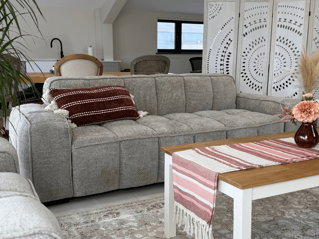 Paris Sofa Beige 3 Seater - Comfort Furniture