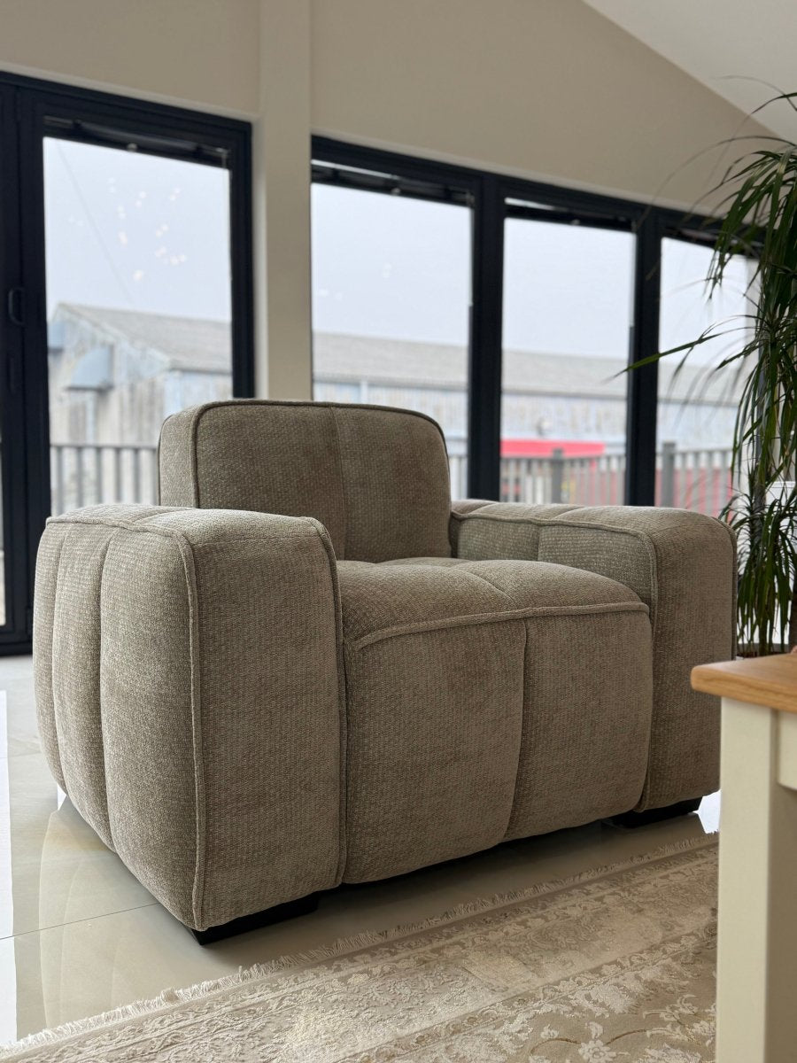 Paris Sofa Beige Armchair - Comfort Furniture