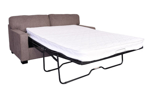 Regal Sofa Bed with Sprung Mattress – Taupe - Comfort Furniture