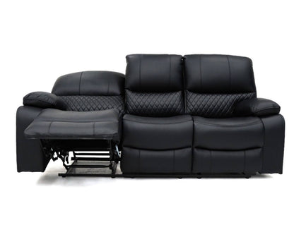 Rita Leather Sofa Suite Manual Recliner - Comfort Furniture
