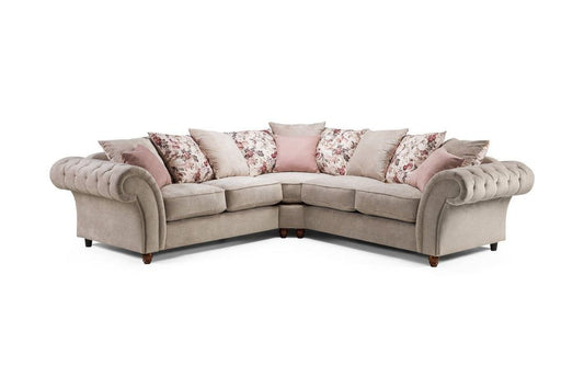 Roma Chesterfield Corner Sofa - Comfort Furniture