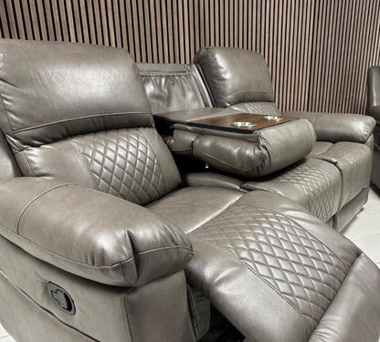 Roman Leather Sofa Suite - Comfort Furniture