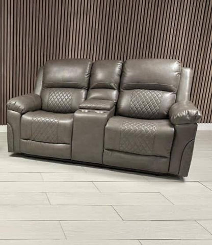 Roman Leather Sofa Suite - Comfort Furniture